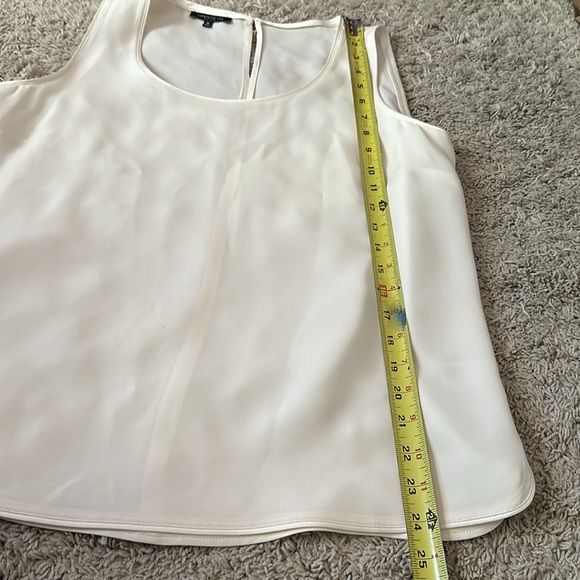 Lafayette 148 New York cream silk blouse - Picture 6 of 7